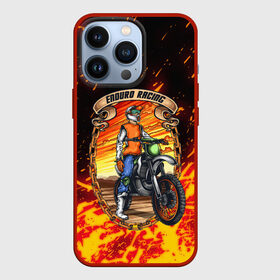 Чехол для iPhone 13 Pro с принтом ENDURO RACING | ГОНКИ ЭНДУРО (Z) в Тюмени,  |  | 2020 | auto | bike | enduro | ktm | moto | motorcycle | sport | авто | автомобиль | автомобильные | байк | бренд | ктм | марка | машины | мото | мотоциклы | спорт
