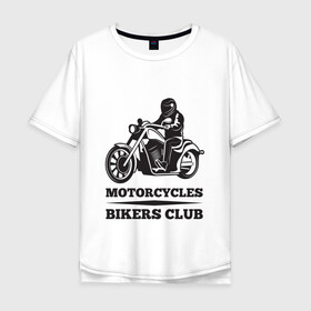 Мужская футболка хлопок Oversize с принтом Biker (Z) в Тюмени, 100% хлопок | свободный крой, круглый ворот, “спинка” длиннее передней части | 2020 | auto | bike | enduro | ktm | moto | motorcycle | rider | sport | авто | автомобиль | автомобильные | байк | бренд | ктм | марка | машины | мото | мотоциклы | спорт