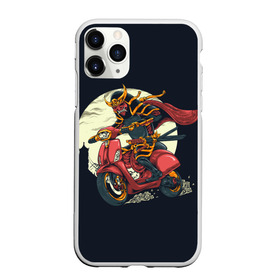 Чехол для iPhone 11 Pro матовый с принтом Samurai Biker (Z) в Тюмени, Силикон |  | Тематика изображения на принте: 2020 | auto | bike | moto | motorcycle | samurai | sport | авто | автомобиль | автомобильные | байк | бренд | буке | воин | вояк | марка | машины | мононофу | мото | мотоциклы | мститель | мушя | ниндзя | сабурай | самурай | слуга