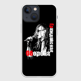 Чехол для iPhone 13 mini с принтом Гражданская оборона + Анархия в Тюмени,  |  | punk | punks not dead | анархия | гроб | егор | егор летов | летов | панк не сдох