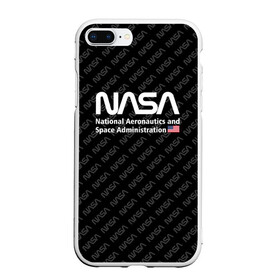 Чехол для iPhone 7Plus/8 Plus матовый с принтом NASA в Тюмени, Силикон | Область печати: задняя сторона чехла, без боковых панелей | alien | elon | mask | musk | nasa | space x | star | ufo | америка | американский | астронавт | гуманоид | звезды | земля | зона 51 | илон | инопланетянин | космонавт | космос | луна | марс | маск | наса | нло | планета | пришелец