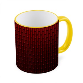 Кружка с принтом текстура красный градиент в Тюмени, керамика | ёмкость 330 мл | геометрия | градиент | красный | линии | поверхность | простота | симметрия | текстура | точки | черный