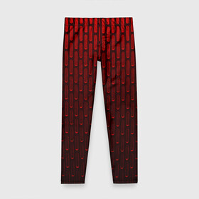 Детские леггинсы 3D с принтом текстура красный градиент в Тюмени, полиэстер 85%, спандекс 15% | эластичный пояс, зауженный крой | геометрия | градиент | красный | линии | поверхность | простота | симметрия | текстура | точки | черный