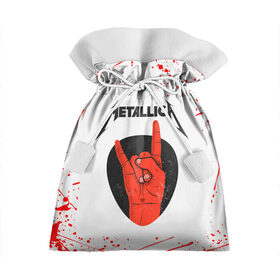 Подарочный 3D мешок с принтом METALLICA (Z) в Тюмени, 100% полиэстер | Размер: 29*39 см | Тематика изображения на принте: kurt kobein | metallica | rock | курт кобейн | металика | металлика | рок | супер звезда