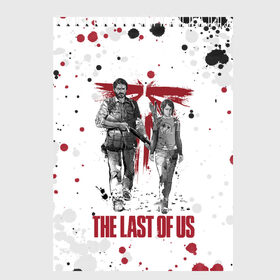 Скетчбук с принтом The Last of Us в Тюмени, 100% бумага
 | 48 листов, плотность листов — 100 г/м2, плотность картонной обложки — 250 г/м2. Листы скреплены сверху удобной пружинной спиралью | Тематика изображения на принте: ashley | baker | cicada | ellie | joel | johnson | last | miller | of | the | troy | us | бейкер | вилльямс | джонсон | джоэл | из | миллер | нас | одни | последние | трой | цикада | элли | эшли