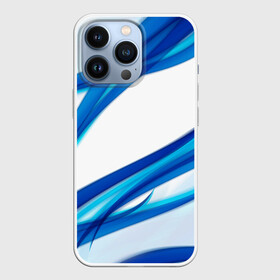 Чехол для iPhone 13 Pro с принтом STRIPES BLUE в Тюмени,  |  | abstract | abstraction | geometry | line | pattern | psy | абстрактный | абстракция | геометрия | краски | кубики | линии | неоновые | неоновый | психоделика | текстура