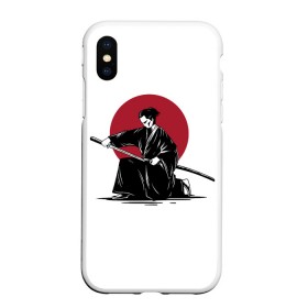 Чехол для iPhone XS Max матовый с принтом Японский самурай (Z) в Тюмени, Силикон | Область печати: задняя сторона чехла, без боковых панелей | Тематика изображения на принте: japan | ninja | samurai | асихара но накацукуни | буке | воин | вояк | государство япония | мононофу | мститель | мушя | ниндзя | ниппон | нихон | ооясимагуни | сабурай | самурай | слуга | солдат