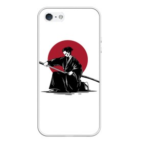 Чехол для iPhone 5/5S матовый с принтом Японский самурай (Z) в Тюмени, Силикон | Область печати: задняя сторона чехла, без боковых панелей | Тематика изображения на принте: japan | ninja | samurai | асихара но накацукуни | буке | воин | вояк | государство япония | мононофу | мститель | мушя | ниндзя | ниппон | нихон | ооясимагуни | сабурай | самурай | слуга | солдат