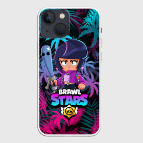 Чехол для iPhone 13 mini с принтом BRAWL STARS BIBI | БИБИ в Тюмени,  |  | bibi | brawl stars | coach mike | crow | evil gene | gale | gene | leon | leon shark | max | mecha crow | mortis | mr.p | nani | phoenix | sally leon | sandy | spike | sprout | surge | tara | virus 8 bit | werewolf | волна | ворон | джин | л