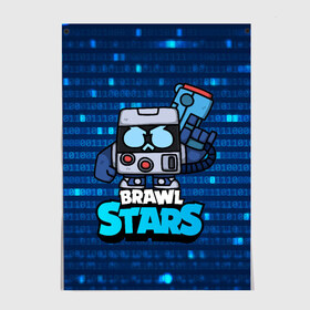 Постер с принтом virus 8 bit brawl stars Blue в Тюмени, 100% бумага
 | бумага, плотность 150 мг. Матовая, но за счет высокого коэффициента гладкости имеет небольшой блеск и дает на свету блики, но в отличии от глянцевой бумаги не покрыта лаком | 8 | 8 bit | 8 бит | 8бит | brawl | brawl stars | brawlstars | brawl_stars | jessie | бравл | бравлстарс