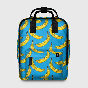 Женский рюкзак 3D с принтом Go Bananas в Тюмени, 100% полиэстер | лямки с регулируемой длиной, сверху ручки, чтобы рюкзак нести как сумку. Основное отделение закрывается на молнию, как и внешний карман. Внутри два дополнительных кармана, один из которых закрывается на молнию. По бокам два дополнительных кармашка, куда поместится маленькая бутылочка
 | food | fruits | банан | бананчики | бананы | вкусняшки | десерт | джунгли | еда | летний | лето | море | обезьяна | овощи | океан | острова | отдых | отпуск | пальмы | плоды | пляж | природа | рай | сладкие