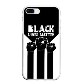 Чехол для iPhone 7Plus/8 Plus матовый с принтом Black lives matter (Z) в Тюмени, Силикон | Область печати: задняя сторона чехла, без боковых панелей | derek chauvin | george floyd | thomas lane | активисты | афро | дерек шовин | джордж флойд | жизни чёрных важны | надпись | общественное движение | текст | томас лэйн | трэйвон мартина | ту тао