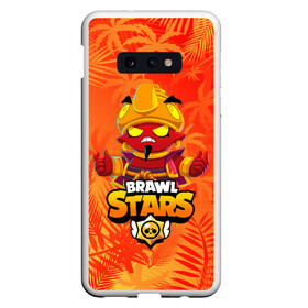 Чехол для Samsung S10E с принтом BRAWL STARS EVIL GENE ДЖИН в Тюмени, Силикон | Область печати: задняя сторона чехла, без боковых панелей | bibi | brawl stars | coach mike | crow | evil gene | gale | gene | leon | leon shark | max | mecha crow | mortis | mr.p | nani | phoenix | sally leon | sandy | spike | sprout | surge | tara | virus 8 bit | werewolf | волна | ворон | джин | л