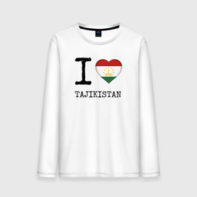 Мужской лонгслив хлопок с принтом Таджикистан в Тюмени, 100% хлопок |  | asia | coat of arms | flag | heart | i | love | ornament | patterns | republic | state | tajikistan | азия | герб | государство | люблю | орнамент | республика | сердце | таджикистан | узоры | флаг | я