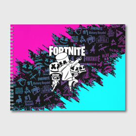 Альбом для рисования с принтом FORTNITE x MARSHMELLO в Тюмени, 100% бумага
 | матовая бумага, плотность 200 мг. | Тематика изображения на принте: deadmau5 | fortnite | fortnite 2 | fortnite x маршмелло | ikonik | marshmello | ninja | ninja streamer | raven | travis scott | ворон | иконик | ниндзя | пили | рейвен | трэвис скотт | фортнайт