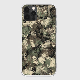 Чехол для iPhone 12 Pro Max с принтом Off Road камуфляж в Тюмени, Силикон |  | 4wd | 4х4 | бездорожье | внедорожник | камуфляж | милитари | паттерн | полный привод | ралли | хаки