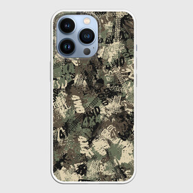 Чехол для iPhone 13 Pro с принтом Off Road камуфляж в Тюмени,  |  | Тематика изображения на принте: 4wd | 4х4 | бездорожье | внедорожник | камуфляж | милитари | паттерн | полный привод | ралли | хаки