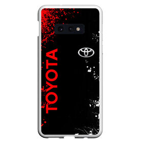 Чехол для Samsung S10E с принтом TOYOTA. в Тюмени, Силикон | Область печати: задняя сторона чехла, без боковых панелей | 2020 | auto | sport | toyota | авто | автомобиль | автомобильные | бренд | марка | машины | спорт | тойота