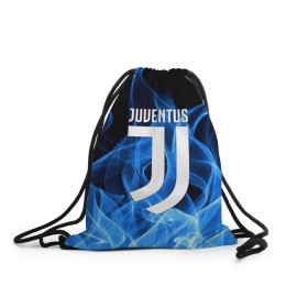 Рюкзак-мешок 3D с принтом JUVENTUS / ЮВЕНТУС в Тюмени, 100% полиэстер | плотность ткани — 200 г/м2, размер — 35 х 45 см; лямки — толстые шнурки, застежка на шнуровке, без карманов и подкладки | cr7 | fc juventus | fire | flame | football | juve | juventus | ronaldo | sport | огонь | пламя | роналдо | спорт | футбол | ювентус