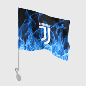 Флаг для автомобиля с принтом JUVENTUS / ЮВЕНТУС в Тюмени, 100% полиэстер | Размер: 30*21 см | cr7 | fc juventus | fire | flame | football | juve | juventus | ronaldo | sport | огонь | пламя | роналдо | спорт | футбол | ювентус