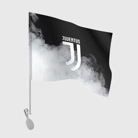 Флаг для автомобиля с принтом JUVENTUS / ЮВЕНТУС в Тюмени, 100% полиэстер | Размер: 30*21 см | cr7 | fc juventus | football | juve | juventus | ronaldo | sport | роналдо | спорт | футбол | ювентус