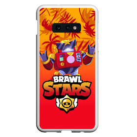 Чехол для Samsung S10E с принтом BRAWL STARS SURGE в Тюмени, Силикон | Область печати: задняя сторона чехла, без боковых панелей | brawl stars | crow | gale | leon | leon shark | max | nani | sally leon | shark | sprout | surge | tara | virus 8 bit | werewolf leon | акула | берли | бравл старс | ворон | макс | нани | оборотень