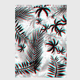 Скетчбук с принтом ПАЛЬМЫ | TROPICAL GLITCH в Тюмени, 100% бумага
 | 48 листов, плотность листов — 100 г/м2, плотность картонной обложки — 250 г/м2. Листы скреплены сверху удобной пружинной спиралью | Тематика изображения на принте: hotline miami | neon | new retro wave | outrun | outrun electro | paints | palmen | rainbow | retro | retrowave | summer | synth | synthwave | tropical | брызги | брызги красок | звёзды | космос | краски | лето | неон | пальмы | радуга | 