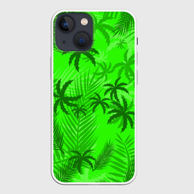 Чехол для iPhone 13 mini с принтом ПАЛЬМЫ | ЛЕТО | TROPICAL в Тюмени,  |  | hotline miami | neon | new retro wave | outrun | outrun electro | paints | palmen | rainbow | retro | retrowave | summer | synth | synthwave | tropical | брызги | брызги красок | звёзды | космос | краски | лето | неон | пальмы | радуга | 