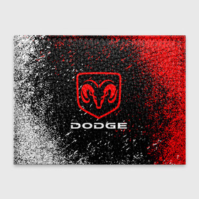 Обложка для студенческого билета с принтом DODGE. в Тюмени, натуральная кожа | Размер: 11*8 см; Печать на всей внешней стороне | 2020 | auto | dodge | sport | авто | автомобиль | автомобильные | бренд | додж | марка | машины | спорт