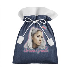 Подарочный 3D мешок с принтом Ariana Grande Jeans в Тюмени, 100% полиэстер | Размер: 29*39 см | ariana grande | grande | heart | jeans | pink | team | ариана гранде | гранде | джинса | джинсовый | джинсы | для фанатов | надпись | попса | розовый | сердечки | синий | текстура | фанатам