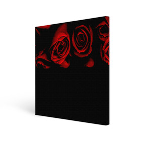 Холст квадратный с принтом Готика в Тюмени, 100% ПВХ |  | black | flowers | red | rose | rozario | vampire | алые | бутоны | вампир | винтаж | готический | красныерозы | кровь | лепестки | летний | лето | ночь | природа | растения | роза | розочка | розы | рок | темный | узор