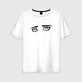 Женская футболка хлопок Oversize с принтом GENSYXA в Тюмени, 100% хлопок | свободный крой, круглый ворот, спущенный рукав, длина до линии бедер
 | gensuha | gensuxa | gensyha | gensyxa | twitch | генсуха | стример | стримерша | твич