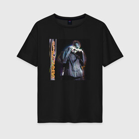 Женская футболка хлопок Oversize с принтом OBLADAET 666 PRADA в Тюмени, 100% хлопок | свободный крой, круглый ворот, спущенный рукав, длина до линии бедер
 | 3d19 | files | obladaet | prada | обла | обладает | прада