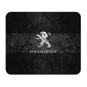 Коврик для мышки прямоугольный с принтом PEUGEOT. в Тюмени, натуральный каучук | размер 230 х 185 мм; запечатка лицевой стороны | Тематика изображения на принте: abstract | auto | brand | car | geometry | peugeot | sport | texture | абстракция | авто | автомобильные | бренд | геометрия | классика | машины | модные | пежо | спорт | стиль | текстура