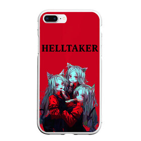 Чехол для iPhone 7Plus/8 Plus матовый с принтом HELLTAKER в Тюмени, Силикон | Область печати: задняя сторона чехла, без боковых панелей | anime | azazel | beelzebub | cerberus | helltaker | judgement | justice | lucifer | malina | modeus | pandemonica | zdrada | аниме | здрада | люцифер | малина | модеус | пандемоника | правосудие | справедливость | хеллтейкер