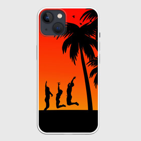 Чехол для iPhone 13 с принтом Летнее настроение в Тюмени,  |  | 3d | exclusive merch | вода | водоем | жара | зной | каникулы | лето | отпуск | пейзаж | популярные | природа | птицы | река | солнце