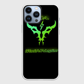 Чехол для iPhone 13 Pro Max с принтом World X Legion в Тюмени,  |  | Тематика изображения на принте: darkside | legion | warcraft | легендарный | легион | пламенный | пылающий | темный