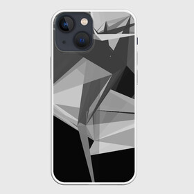 Чехол для iPhone 13 mini с принтом Camo   Black  White в Тюмени,  |  | abstract | abstraction | color | geometry | polygon | polygonal | абстракция | геометрия | полигоны | психоделика