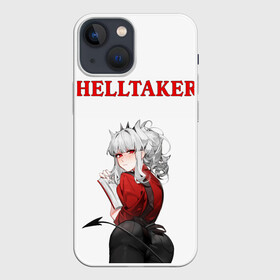 Чехол для iPhone 13 mini с принтом HELLTAKER в Тюмени,  |  | anime | azazel | beelzebub | cerberus | hell | helltaker | justice | lucifer | malina | modeus | pandemonica | zdrada | ад | аниме | демон | демонесса | здрада | люцифер | малина | модеус | пандемоника | правосудие | хеллтейкер | хент