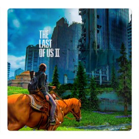 Магнитный плакат 3Х3 с принтом The Last of Us Part II в Тюмени, Полимерный материал с магнитным слоем | 9 деталей размером 9*9 см | ellie | the last of us part ii | один из нас часть 2 | постапокалипсис | элли