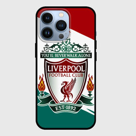 Чехол для iPhone 13 Pro с принтом LIVERPOOL. в Тюмени,  |  | Тематика изображения на принте: lfc | liverpool | sport | ynwa | ливерпуль | лфк | спорт
