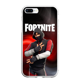 Чехол для iPhone 7Plus/8 Plus матовый с принтом FORTNITE MARSHMELLO в Тюмени, Силикон | Область печати: задняя сторона чехла, без боковых панелей | deadmau5 | fortnite | fortnite 2 | fortnite x маршмелло | ikonik | marshmello | ninja | ninja streamer | raven | travis scott | ворон | иконик | ниндзя | пили | рейвен | трэвис скотт | фортнайт