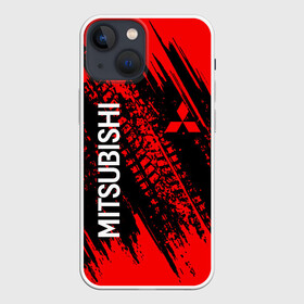Чехол для iPhone 13 mini с принтом MITSUBISHI. в Тюмени,  |  | mitsubishi | sport | митсубиси | митсубиши | спорт