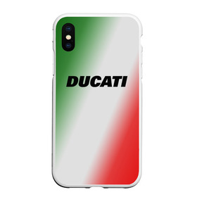 Чехол для iPhone XS Max матовый с принтом DUCATI в Тюмени, Силикон | Область печати: задняя сторона чехла, без боковых панелей | ducati | moto | дукати | мото | мотоспорт