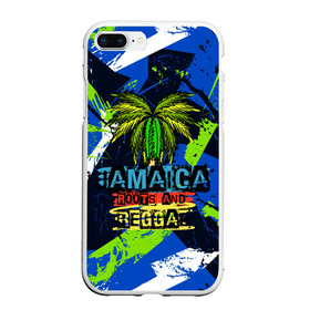 Чехол для iPhone 7/8 Plus матовый с принтом Jamaica Roots and reggae в Тюмени, Силикон | Область печати: задняя сторона чехла, без боковых панелей | jamaica | reggae | roots | летняя | лето | надпись | пальма | раста | регги | рэгги | текст | фраза | ямайка