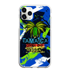 Чехол для iPhone 11 Pro Max матовый с принтом Jamaica Roots and reggae в Тюмени, Силикон |  | Тематика изображения на принте: jamaica | reggae | roots | летняя | лето | надпись | пальма | раста | регги | рэгги | текст | фраза | ямайка