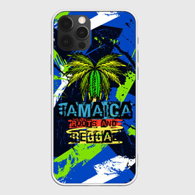 Чехол для iPhone 12 Pro Max с принтом Jamaica Roots and reggae в Тюмени, Силикон |  | Тематика изображения на принте: jamaica | reggae | roots | летняя | лето | надпись | пальма | раста | регги | рэгги | текст | фраза | ямайка