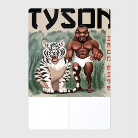 Магнитный плакат 2Х3 с принтом Майк Тайсон в Тюмени, Полимерный материал с магнитным слоем | 6 деталей размером 9*9 см | Тематика изображения на принте: арт. | бои | бокс | единоборства | мма