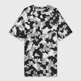 Платье-футболка 3D с принтом Камуфляж | ЧБС в Тюмени,  |  | Тематика изображения на принте: army | pixel | армия | девочке | девушке | детская | детский | женщине | камуфляж | квадраты | летняя | пиксель | пикселька | подарок | прикольная | разноцветная | светлая | темная | флора | хаки | цветная