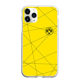 Чехол для iPhone 11 Pro матовый с принтом BORUSSIA в Тюмени, Силикон |  | borussia | fc | football | football club | sport | боруссия | боруссия дортмунд | дортмунда | немецкий футбольный клуб | спорт | уефа | униформа | фирменные цвета | фк | футбол | футбольный клуб